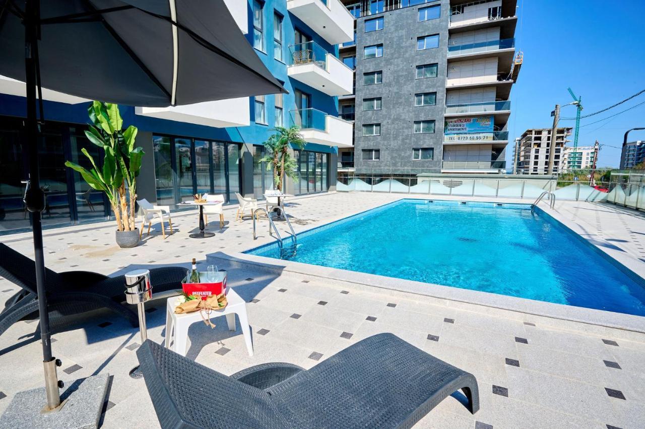 Apartament Andrei In Nord10 - Pool N Playground ママイア エクステリア 写真